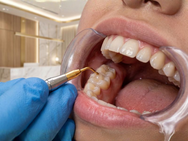 Cosmetic fillings — tooth-coloured composite restoration